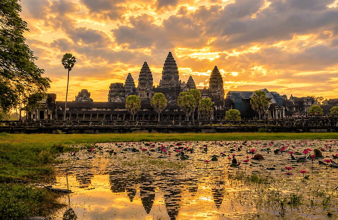 Petit Circuit d'Angkor Wat au lever du soleil avec guide francophone