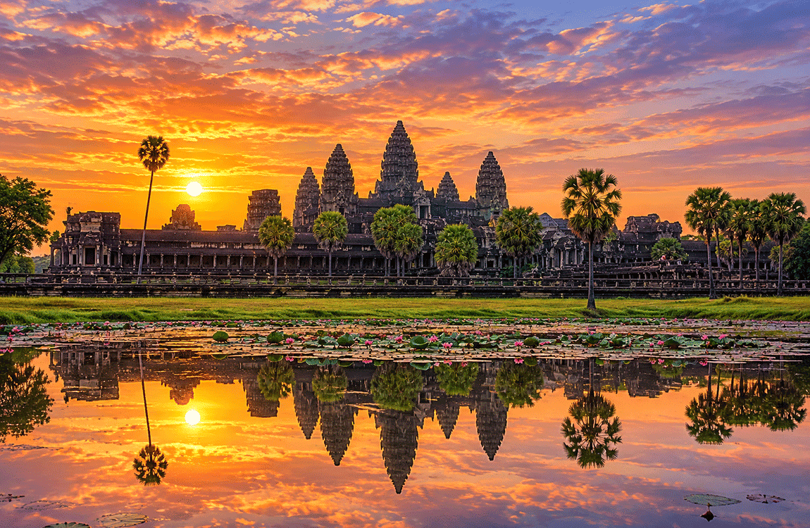 3 jours : Angkor – Grand Circuit, Petit Circuit et Phnom Kulen avec lever et coucher du soleil