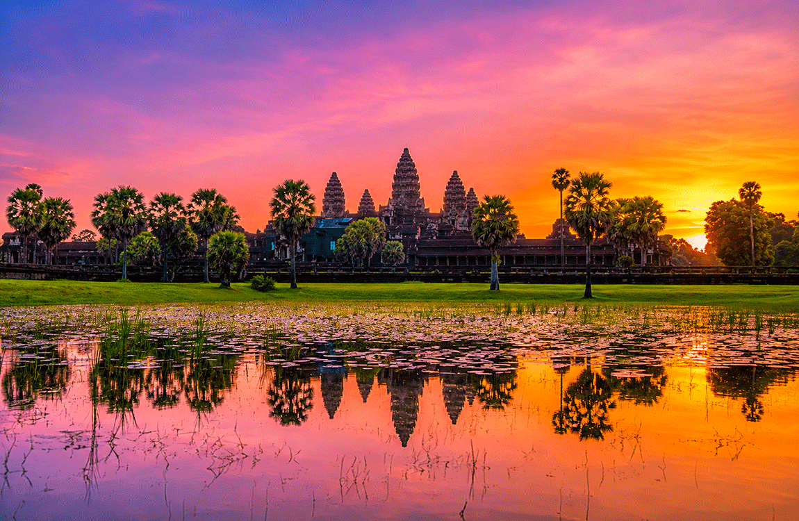 3 jours : Angkor – Grand Circuit, Petit Circuit et lac Tonlé Sap avec lever et coucher du soleil
